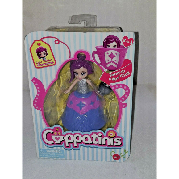 Cuppatinis Lola Vander Teacup Flips Doll - New With Teacup - Picture 1 of 3